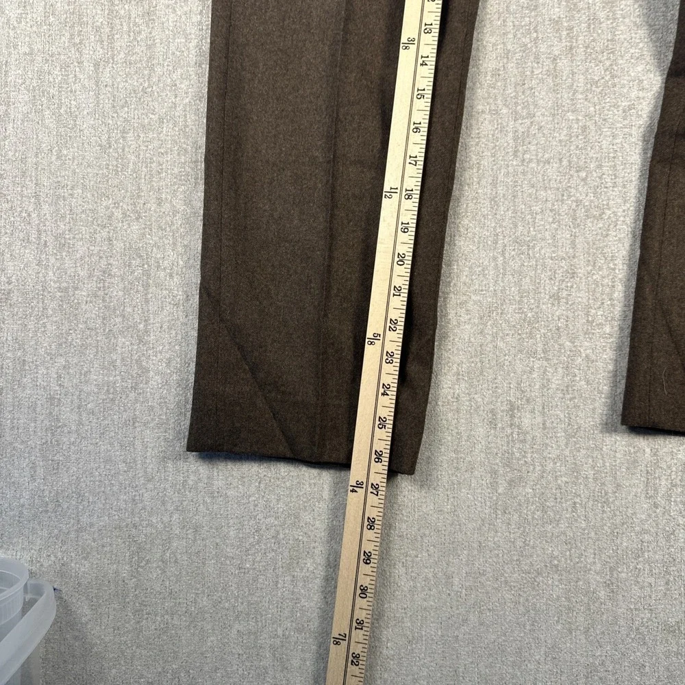 Epaulet Pants Men 31 Brown Wool‎ Made in USA Brooklyn NYC tailored trussers
